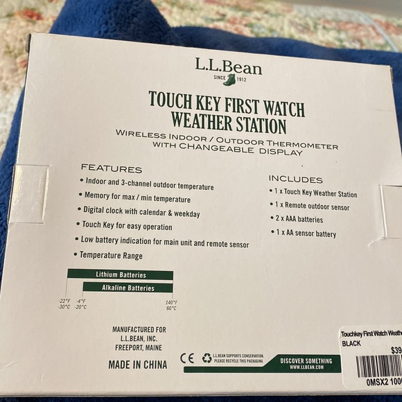 L.L. Bean Other Llbean Touch Key Weather Station Poshmark